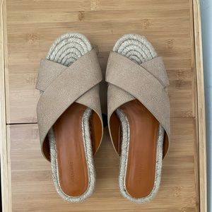 Never been worn ALL SAINTS cream sandal